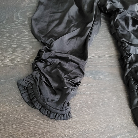 NWT DO+BE Satin Black Dress - Picture 2 of 12